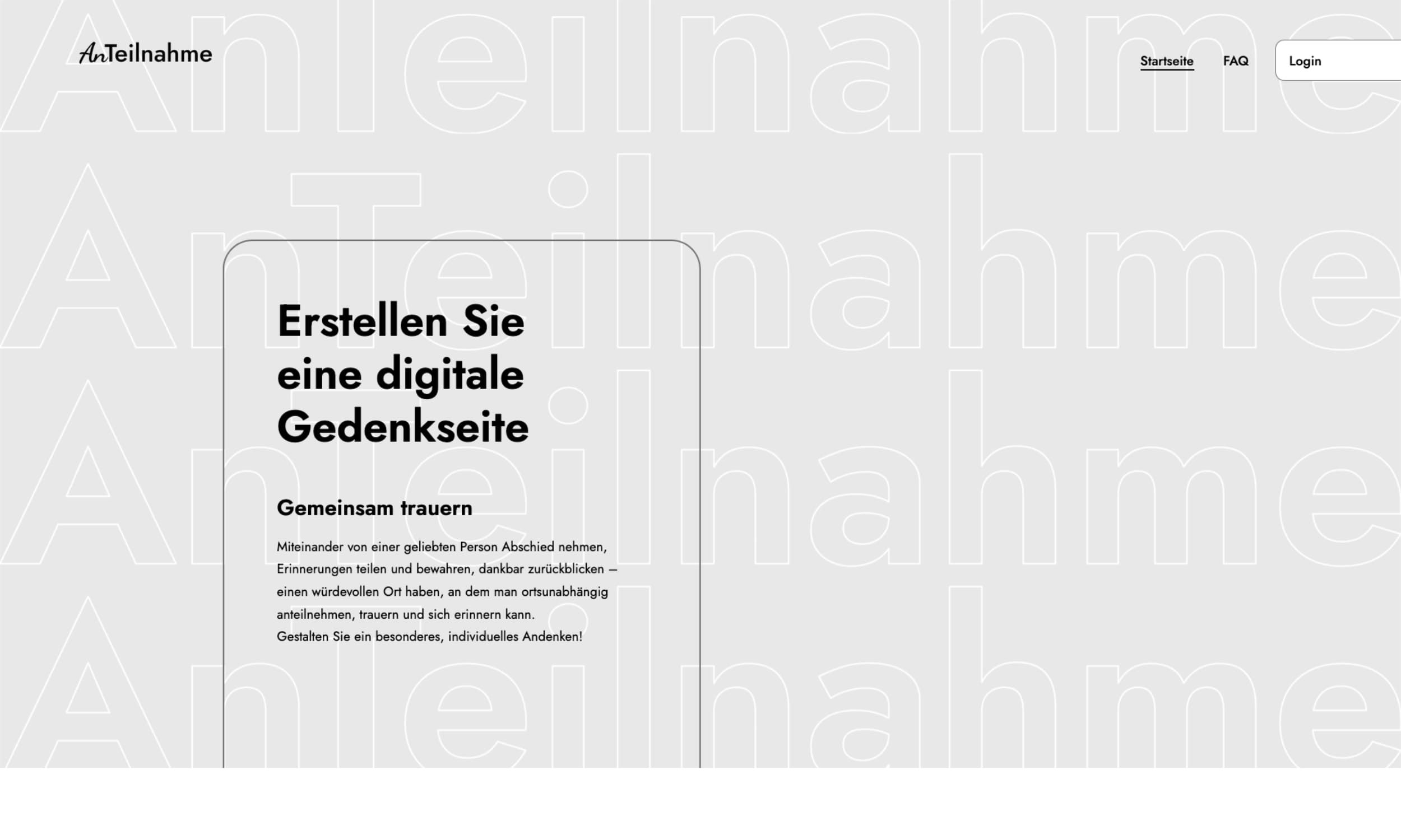 Anteilnahme